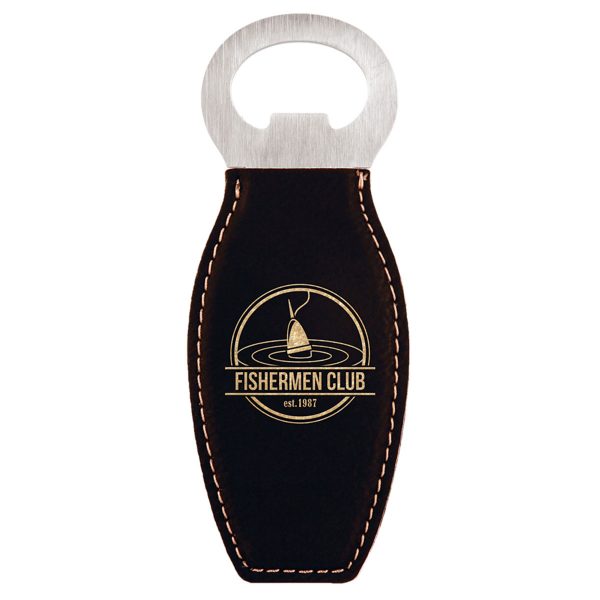 Leatherette Rounded Bottle Opener