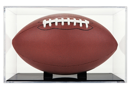 Clear Acrylic Football Display Stand by  BALLQUBE 